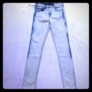 Rag & bone bleach high rise skinny jeans
